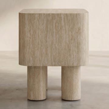 *WOONWINKEL* Stijlvolle Bijzettafel Beige, Huis en Inrichting, Verzenden, Nieuw