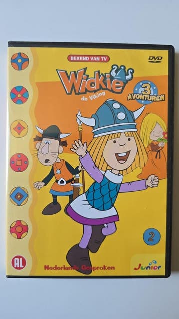 WICKIE DE VIKING 3 AVONTUREN (DVD), Verzenden, Gebruikt