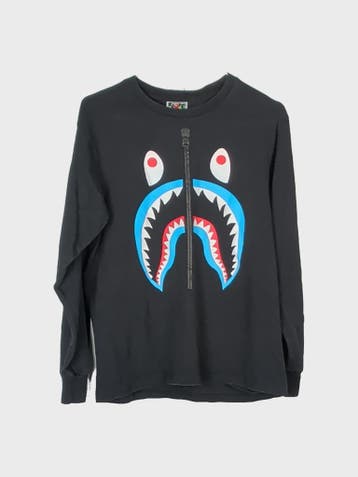 A Bathing Ape Long Sleeve Heren maat S Zwart, Zwart, Ophalen of Verzenden, Zo goed als nieuw, A Bathing Ape