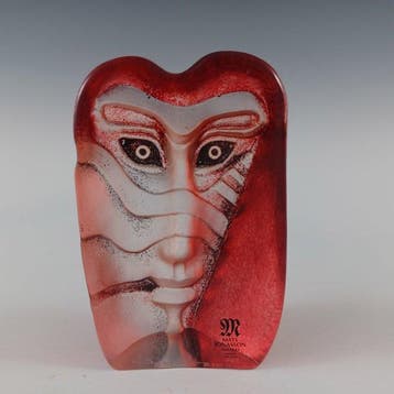 Målerås Glasbruk - Mats Jonasson - sculptuur, Kiwok - 6 cm -