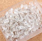 Pushpins – Transparant – 50 Stuks, Ophalen of Verzenden, Nieuw