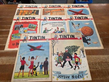 Tintin (magazine) - 8 Comic - 1947/1950, Boeken, Nieuw