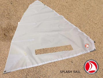 Ventoz Splash zeil - 5.4 m2 (green)  Wit, Nieuw, 3 tot 6 meter, Grootzeil, Minder dan 15 m²