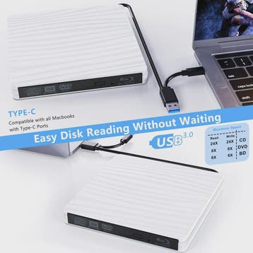 Externe Blu-ray Drive USB 3.0 & Type-C, 3D Blu-ray Brander S, Verzenden, Nieuw