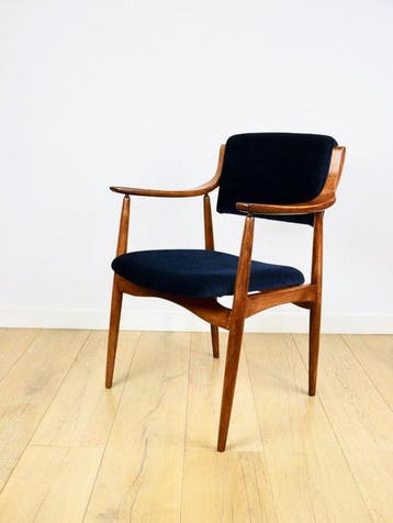 Lounge stoel - fauteuil - Beuken - Deense bureaustoel