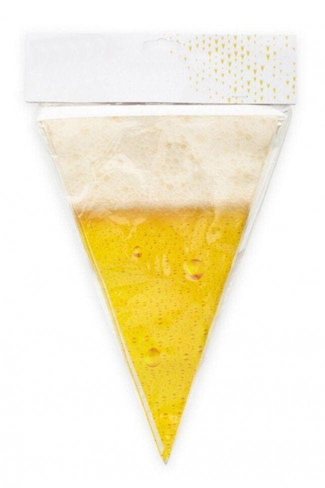 Vlaggenlijn Bier 10M, Hobby en Vrije tijd, Feestartikelen, Feestartikel, Nieuw, Verzenden