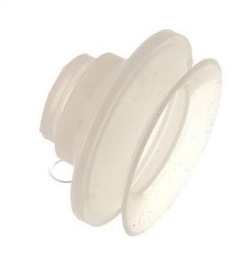 52mm Balg siliconen Helder Vacuümzuignap Slag 12mm, Verzenden, Nieuw