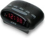 Wekkerradio - Digitale wekker - Alarmklok - Zwart - Lenco -, Verzenden, Zo goed als nieuw