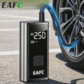 Draadloze Digitale Bandenpomp 4000mAh - Auto, Motor, Fiets &, Caravans en Kamperen, Verzenden, Nieuw