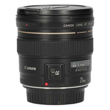 Canon EF 20mm F/2.8 USM met garantie, Audio, Tv en Foto, Ophalen of Verzenden, Gebruikt