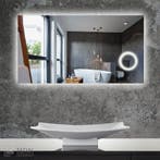 Spiegel met led verlichting en make-up scheerspiegel, Verzenden, Nieuw