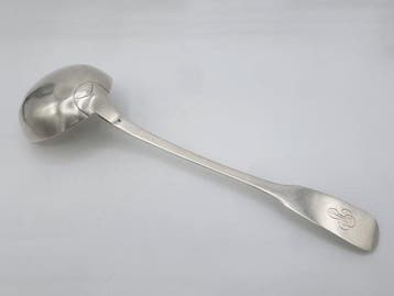 Soeplepel - Uniplat - .950 zilver - Minerva eerste titel