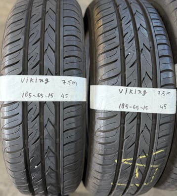 2x 185-65-15 Viking Zomer 2x 7.5mm €45 Per Band 185 65 15, Ophalen, Gebruikt, 15 inch, 185 mm