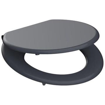 SCHÜTTE WC-Bril 80104 SPIRIT ANTHRAZIT - MDF-Hout - Soft, Verzenden, Nieuw