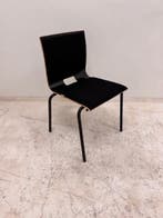 Eromes Marko Kiva 4-poot zwart kantinestoel wachtkamerstoel, Vergader- of Presentatieruimte, Ophalen of Verzenden, Gebruikt, Stoel