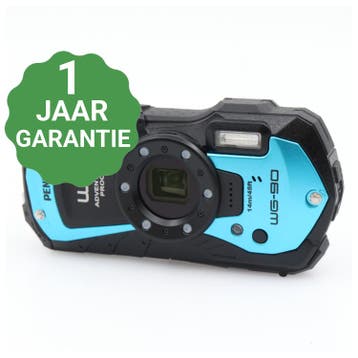 10% korting | Pentax WG-90 blauw, Verzenden, Gebruikt, Pentax