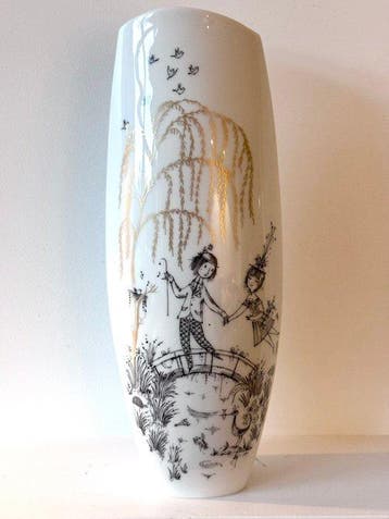 Rosenthal - Raymond Peynet - Vaas - De geliefden - Porselein