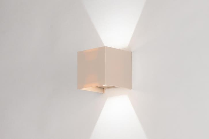 Rietveld Wandlampen - Beige - Kunststof, Huis en Inrichting, Lampen | Wandlampen, Verzenden
