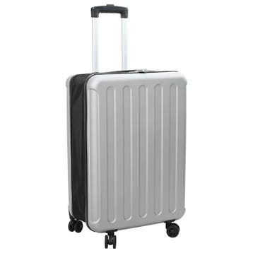 Koffer ABS Zilver | Tweedekansje | OP=OP, 60 tot 70 cm, Hard kunststof, Slot, Ophalen of Verzenden