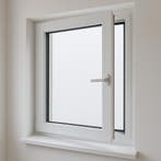 Draaikiepraam kozijn met glas inclusief montage?, Nieuw