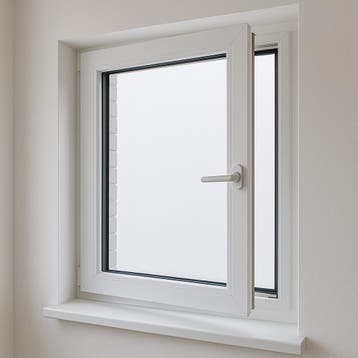 Draaikiepraam kozijn met glas inclusief montage?, Nieuw