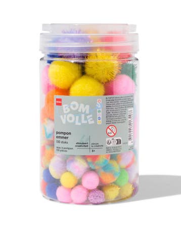 HEMA Pompomset emmer, Verzenden, Nieuw
