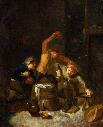 Adriaen Brouwer (1605/06-1638) - (XVII-XVIII navolger) -