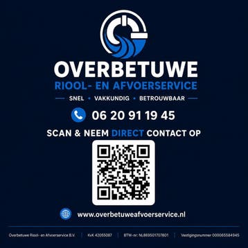 Spoed Riool- en Afvoer onstoppings bedrijf € 149,- incl. btw, Nieuw