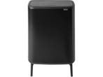 Brabantia Bo Touch Bin Hi Prullenbak - 60 liter - Soft-touch, Verzenden, Zo goed als nieuw