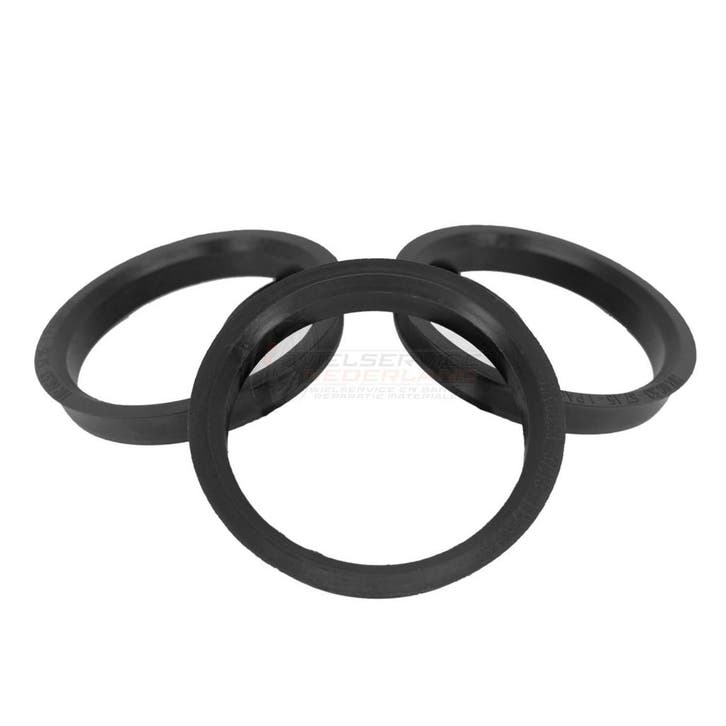 4 X Centreerringen Naafdiameter 72,6 mm  Velggat diameter..., Auto diversen, Auto-accessoires, Nieuw, Verzenden
