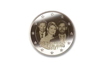 2 euro Koninklijk  Huwelijk 2012 - Luxemburg, Postzegels en Munten, Verzenden