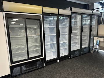Koelkasten Tefcold Koelvitrine Glazen Deuren Showroomkorting, Nieuw zonder verpakking, Koelen en Vriezen