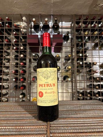 1981 Petrus - Pomerol Grand Vin - 1 Fles (0,75 liter), Nieuw