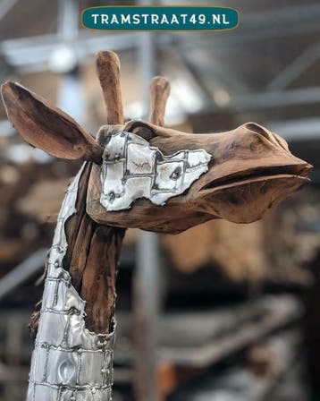 Levensgrote dierenbeelden | Paard - bizon - giraffe - dino, Ophalen of Verzenden, Nieuw