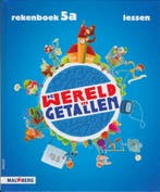 Wereld in getallen actiepakket 4-delig 5A of 5B € 37,50, Boeken, Ophalen of Verzenden, Zo goed als nieuw, Overige niveaus, Overige vakken