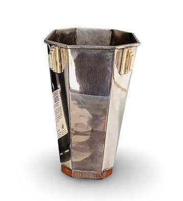 Art Deco - Vaas - .800 zilver, Antiek en Kunst