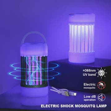 Elektrische Muggenlamp UV Insectendoder - USB Oplaadbaar & D, Verzenden, Nieuw