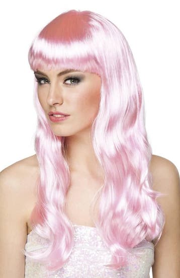 Pruik chique licht roze, Kleding | Dames, Ophalen of Verzenden, Nieuw