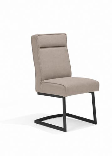Eetkamerstoel Jones - eetkamerstoelen - Taupe, Nieuw, Stof