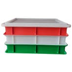 Set 3 Pizza deegkratten 40x30x7cm + 1 deksel - Deegbakken, Ophalen of Verzenden, Nieuw