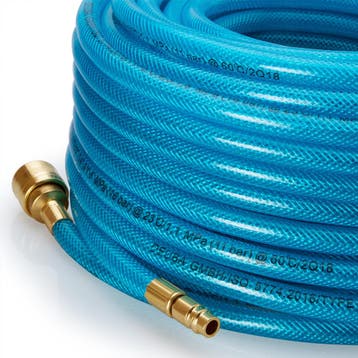 Persluchtslanghaspel 30m incl Snelkoppeling + Stekker, Verzenden, Nieuw