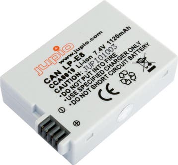 Jupio Accu Canon LP-E8 / NB-E8, Audio, Tv en Foto, Fotografie | Lenzen en Objectieven, Verzenden, Nieuw