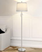 QINGMIAO Leeslamp zilver | 46% Korting, Ophalen of Verzenden, Zo goed als nieuw, Metaal, Modern