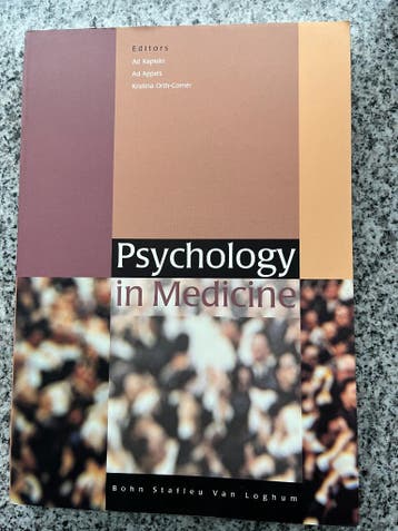 Psychology in medicine, Boeken, Gelezen, Ad Kaptein, Overige wetenschappen, Verzenden