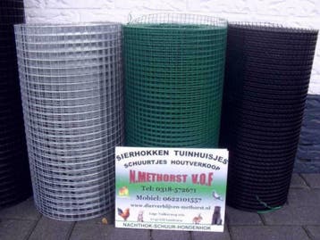 volieregaas kippengaas Rollengaas vanaf 1,20 de meter STERK, Dieren en Toebehoren, Ophalen, Nieuw, Zand en Verzorging