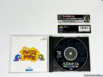 Neo Geo CD - Puzzle Bobble + Spine - Japan, Spelcomputers en Games, Verzenden, Gebruikt