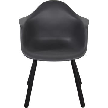 Kuip Tuinstoel   Kunststof  Albert  Antraciet  Garden Interi, Tuin en Terras, Tuinstoelen, Verzenden, Nieuw