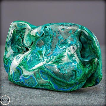 Natuurlijke ruwe azuriet, malachiet en chrysocolla Vrije