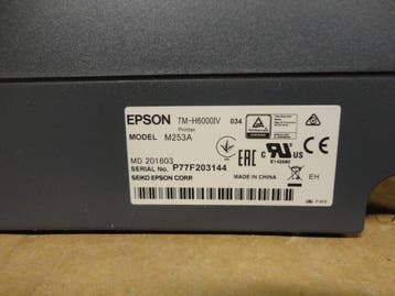 EPSON TM-H6000IV POS 2 Station Printer - M253A, Ophalen of Verzenden, Gebruikt, Epson