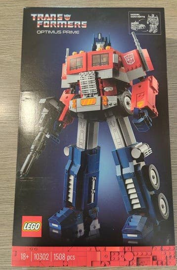 Lego Set - 10302 - Transformers - Optimus Prime, Nieuw